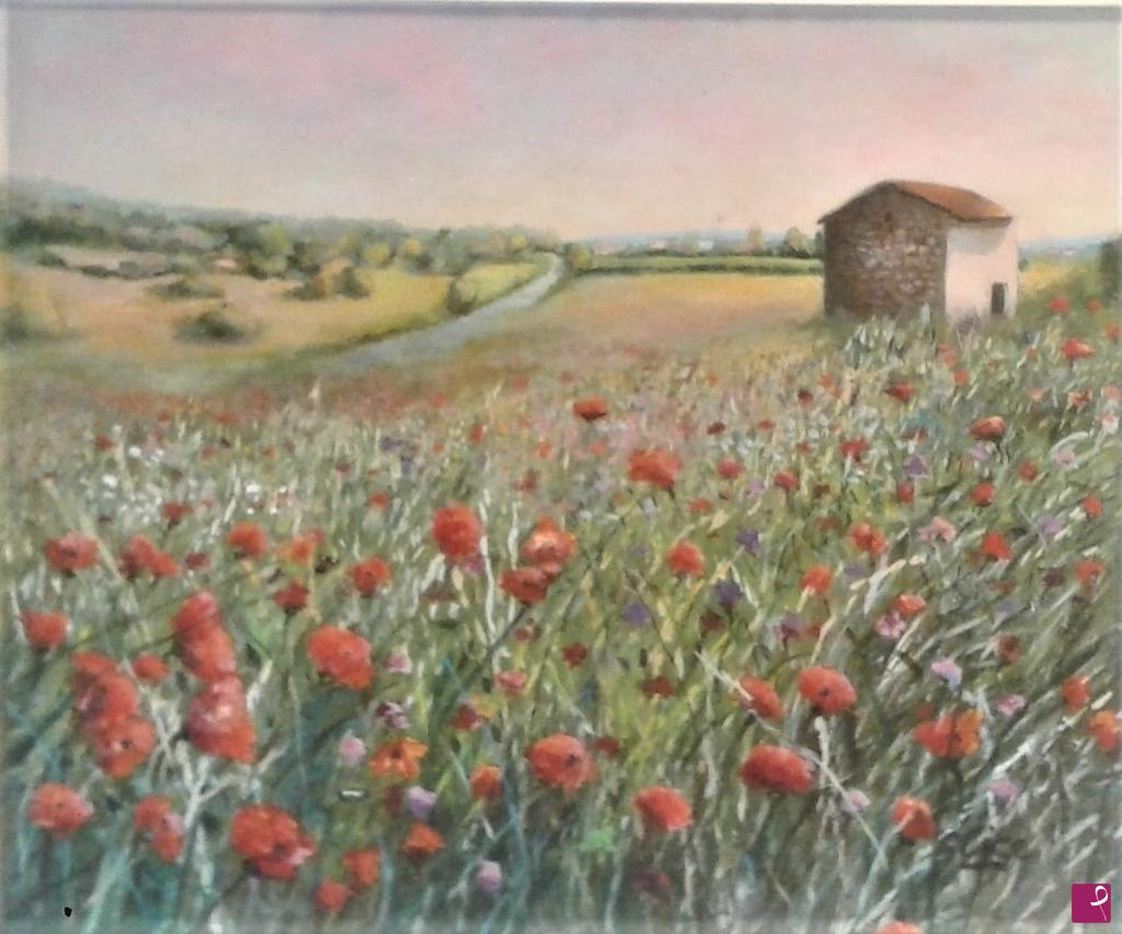 quadri in vendita online - casetta in campagna