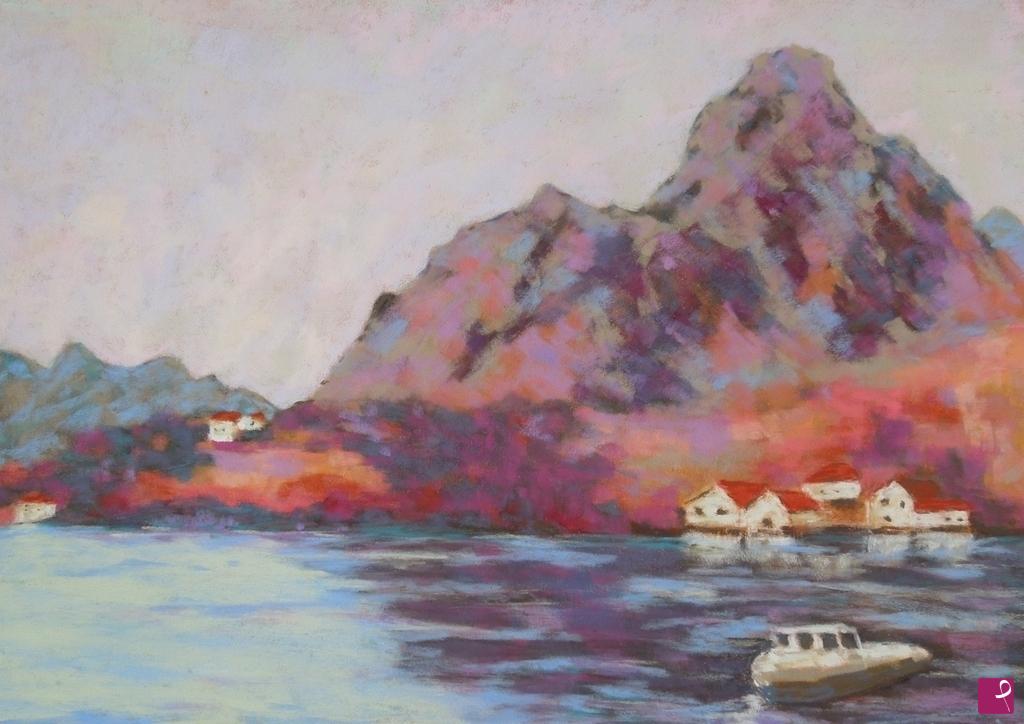 quadri in vendita online - Casette sul Reinefjord - 78