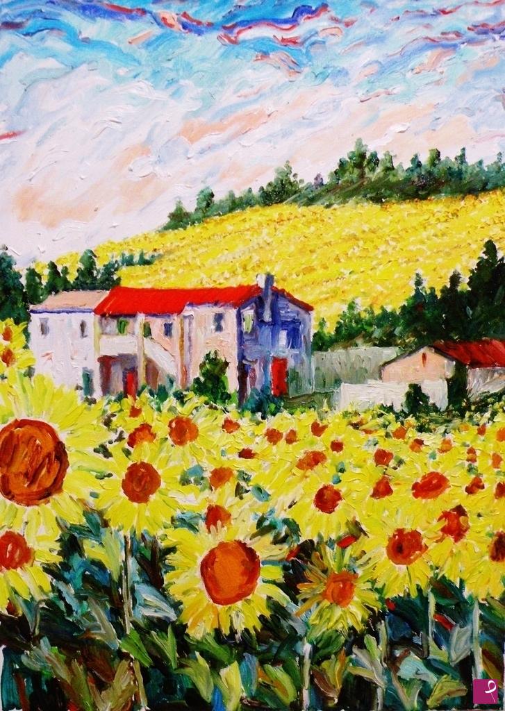 quadri in vendita online - CASOLARI E GIRASOLI 