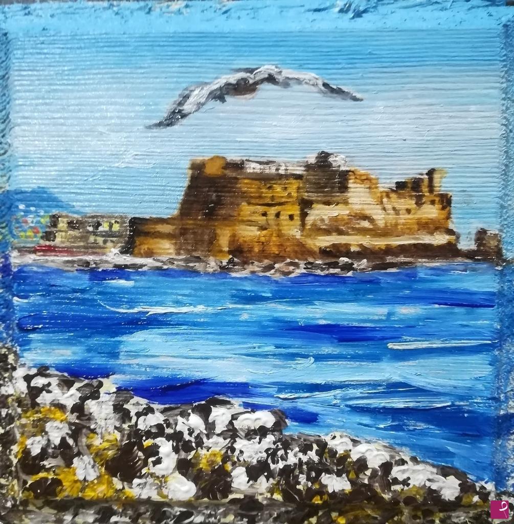 quadri in vendita online - Castel dell'ovo 2 (in miniatura) 