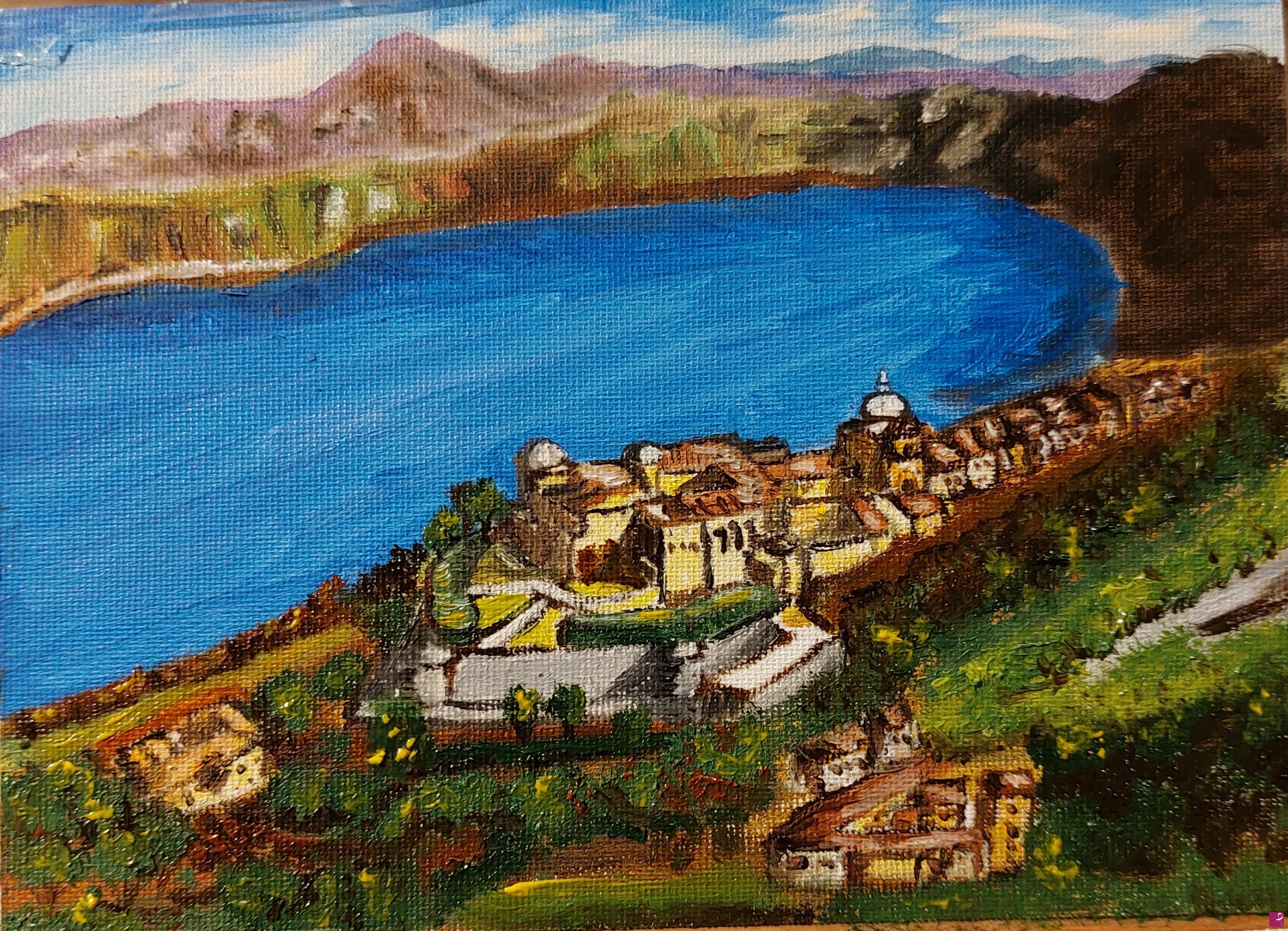 quadri in vendita online - Castel Gandolfo (miniatura)