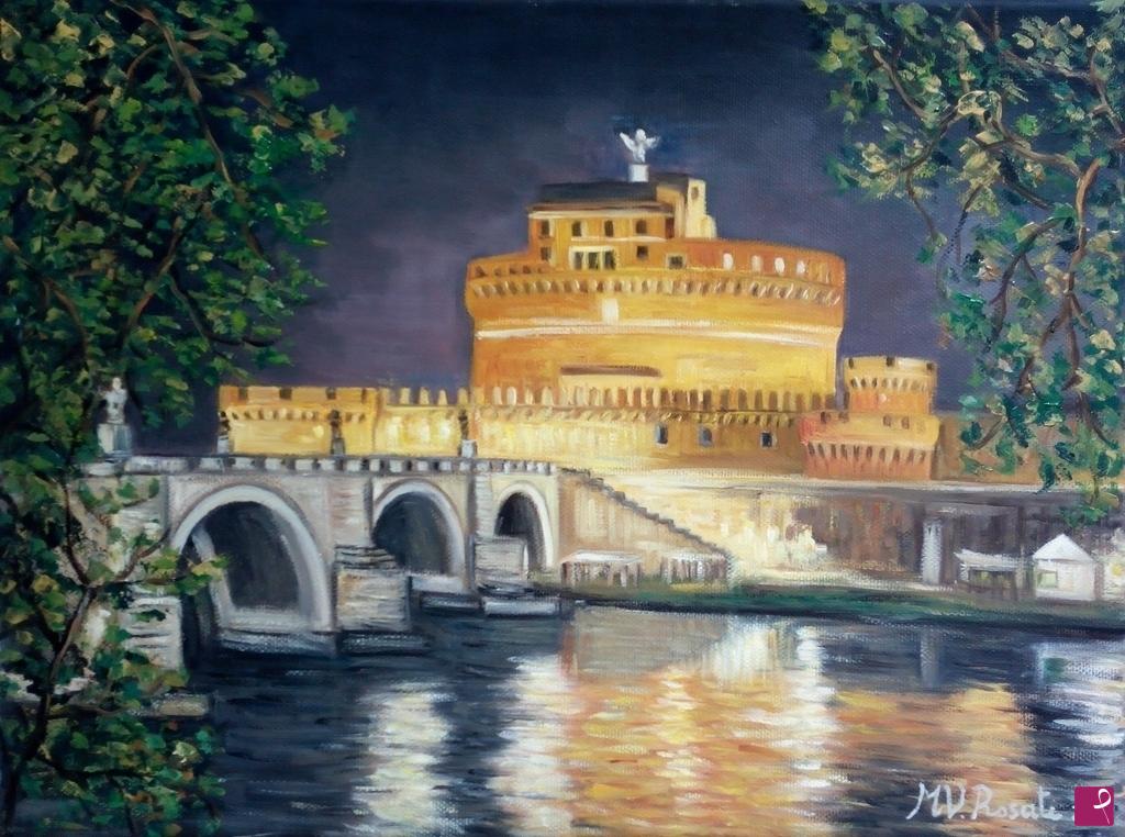 quadri in vendita online - Castel Sant' Angelo, Roma CM 30X40