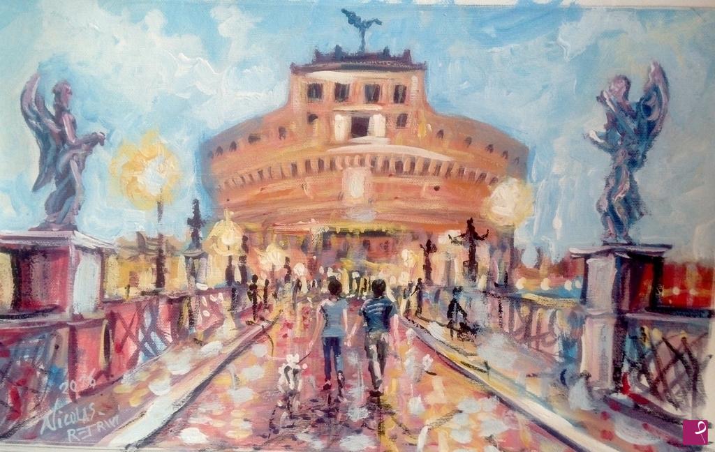 quadri in vendita online - Castel Sant'angelo