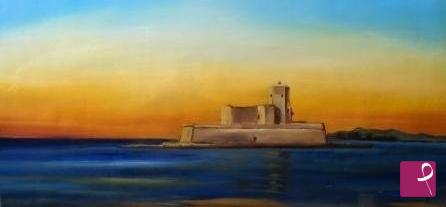 quadri in vendita online - CASTELLO DELLA COLOMBAIA Trapani