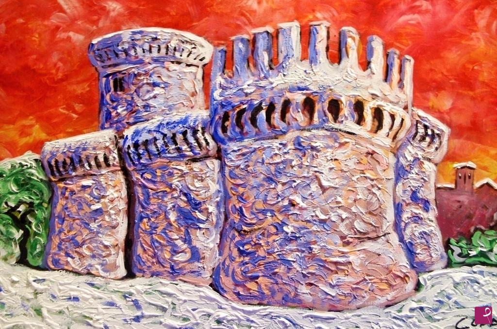quadri in vendita online - CASTELLO DI GIULIO II - OSTIA ANTICA