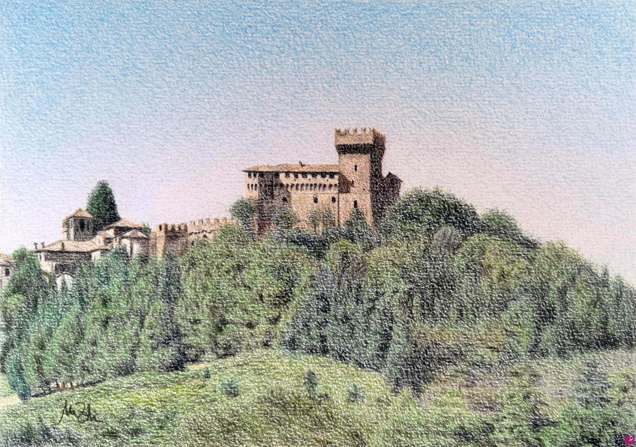 quadri in vendita online - Castello di Gradara