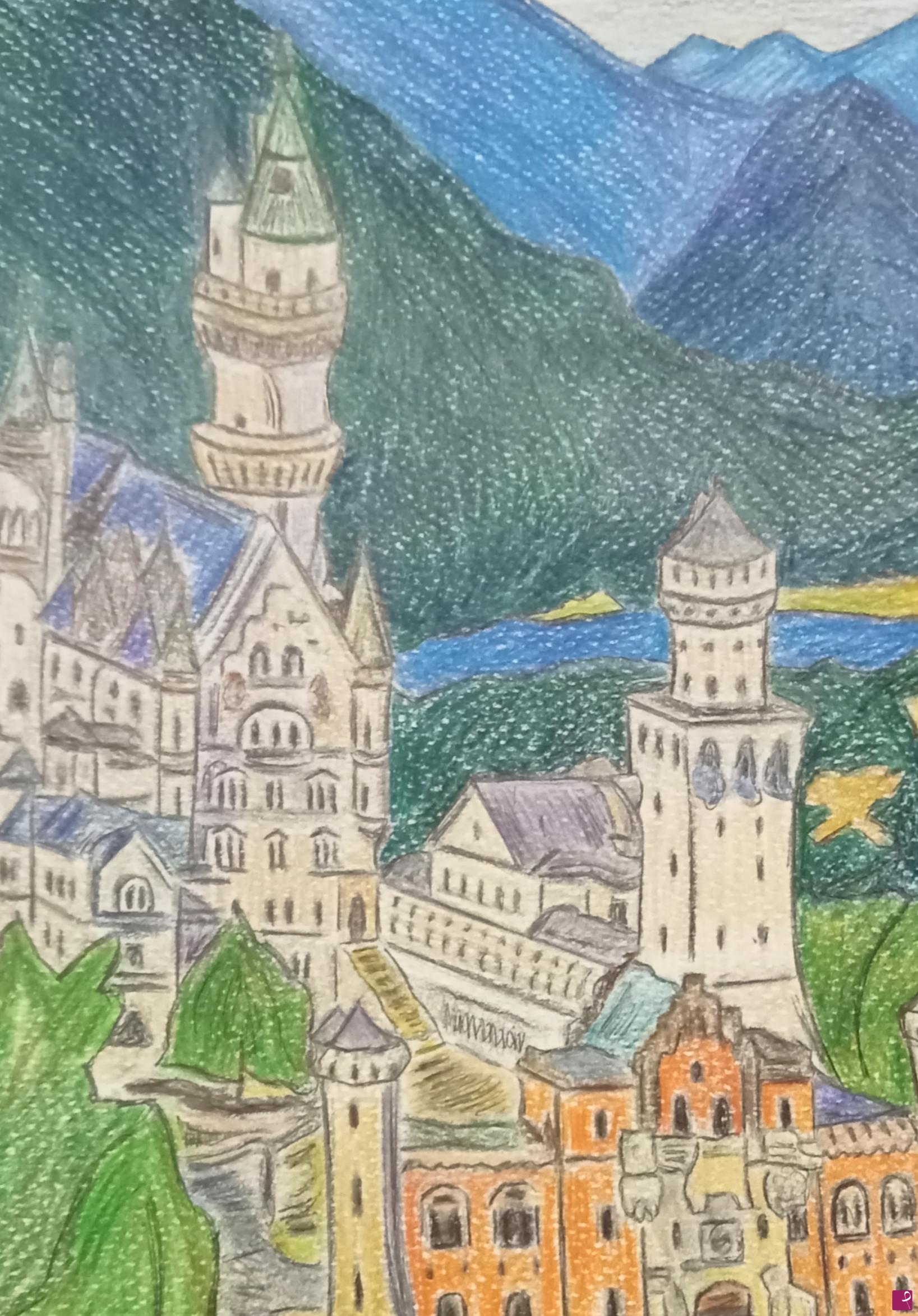 quadri in vendita online - "Castello di Neuschwanstein",Germania