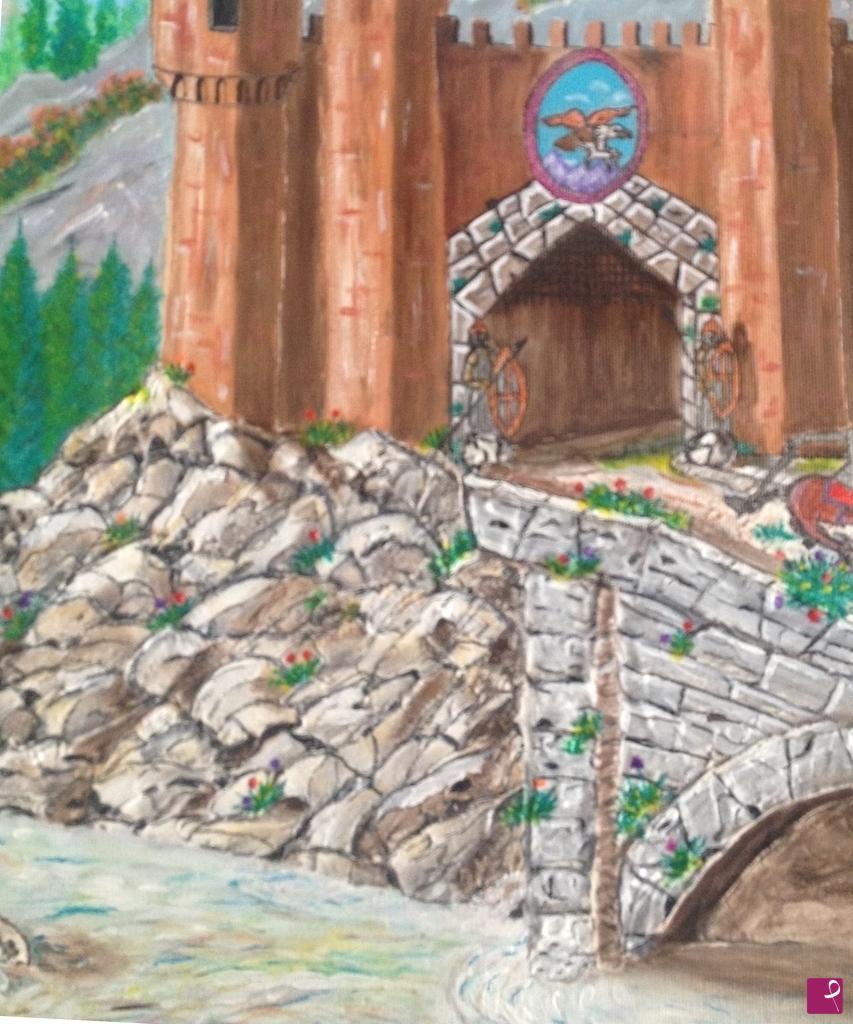 quadri in vendita online - castello medioevale