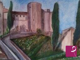 quadri in vendita online - Castello  Medioevale del XII sec. Melfi