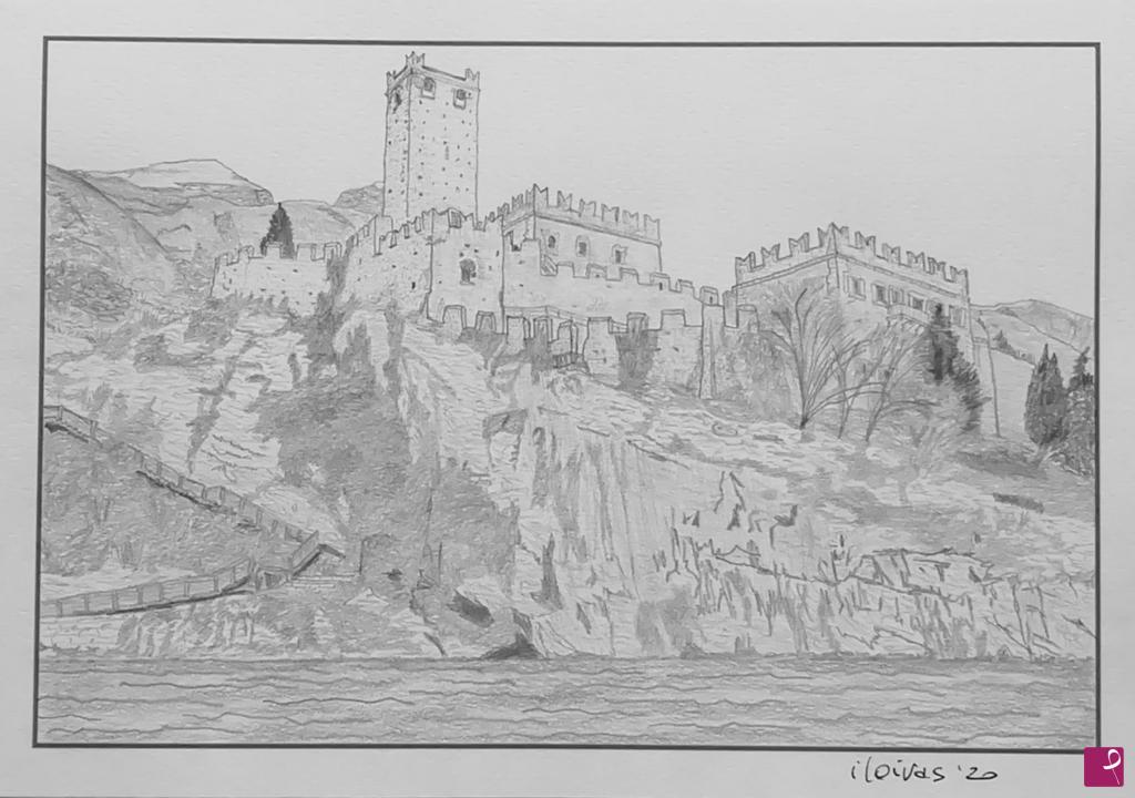quadri in vendita online - Castello Scaligero di Malcesine (VR)