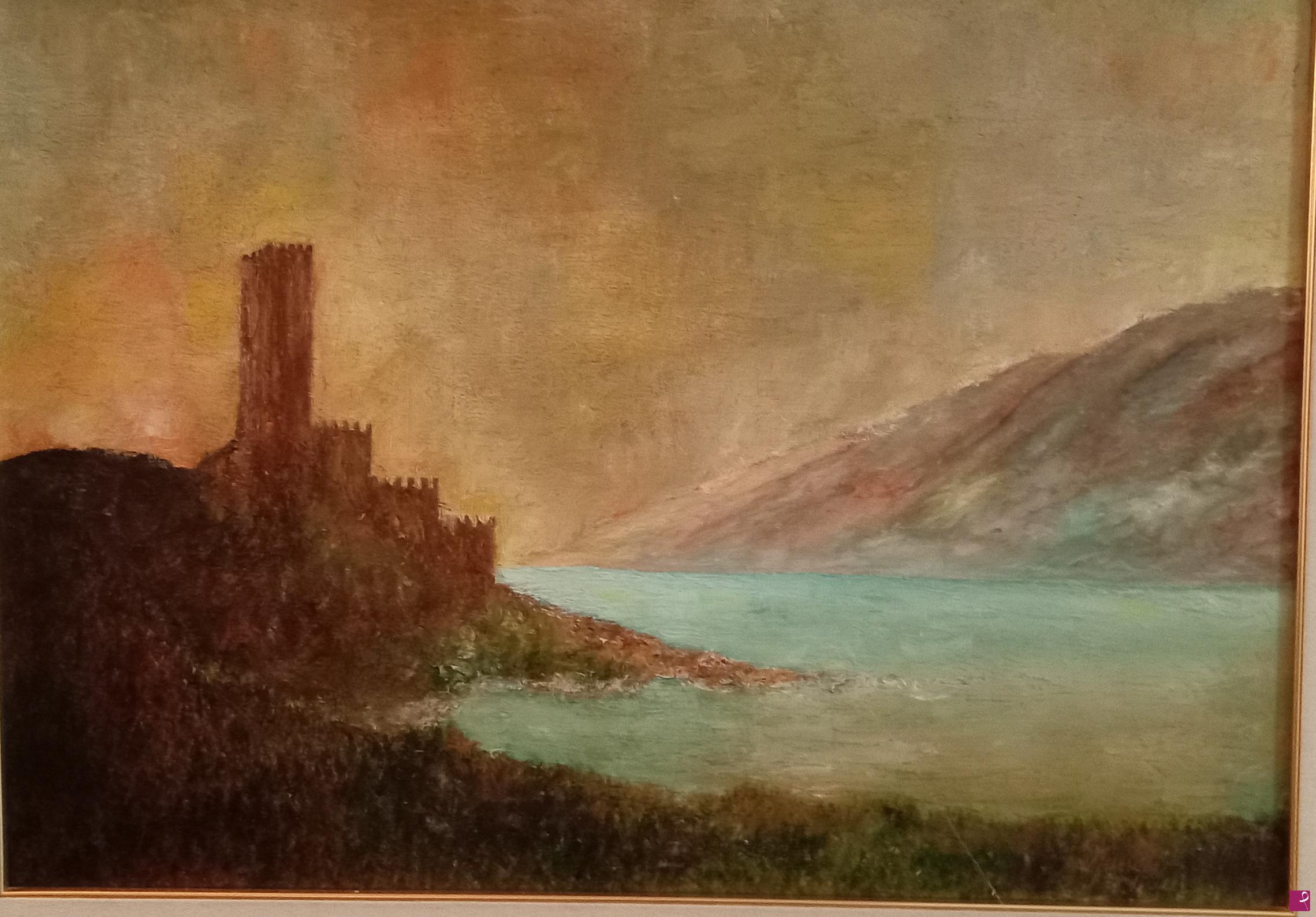 quadri in vendita online - Castello sul mare 