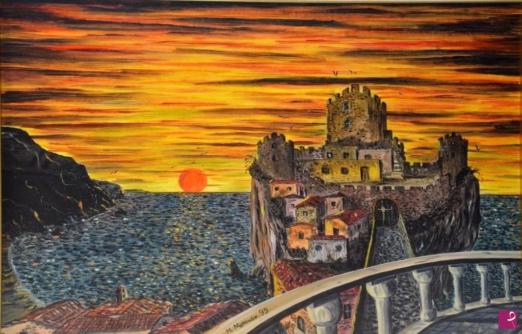 quadri in vendita online - castello sul mare