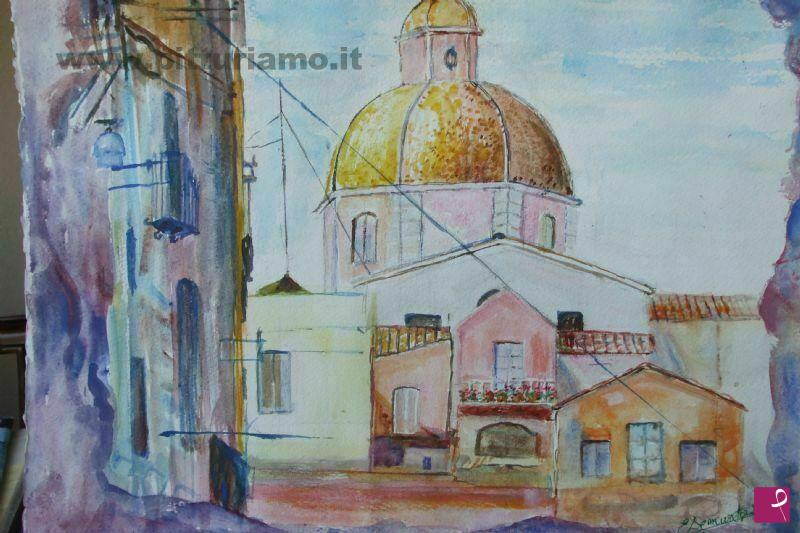 quadri in vendita online - Cattedrale ..Cagliari