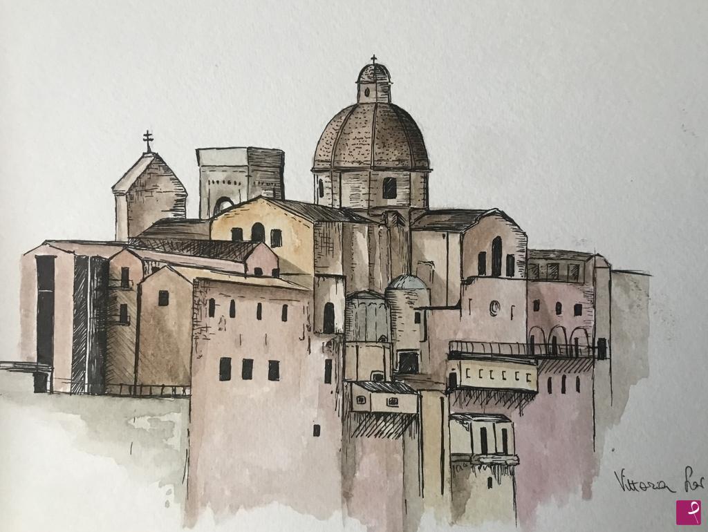 quadri in vendita online - Cattedrale di Cagliari 