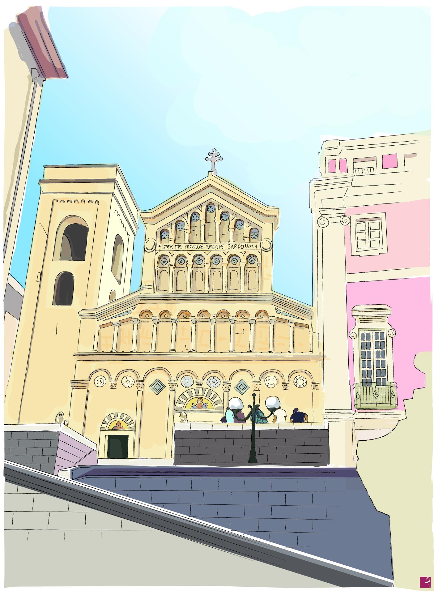 quadri in vendita online - Cattedrale di Cagliari