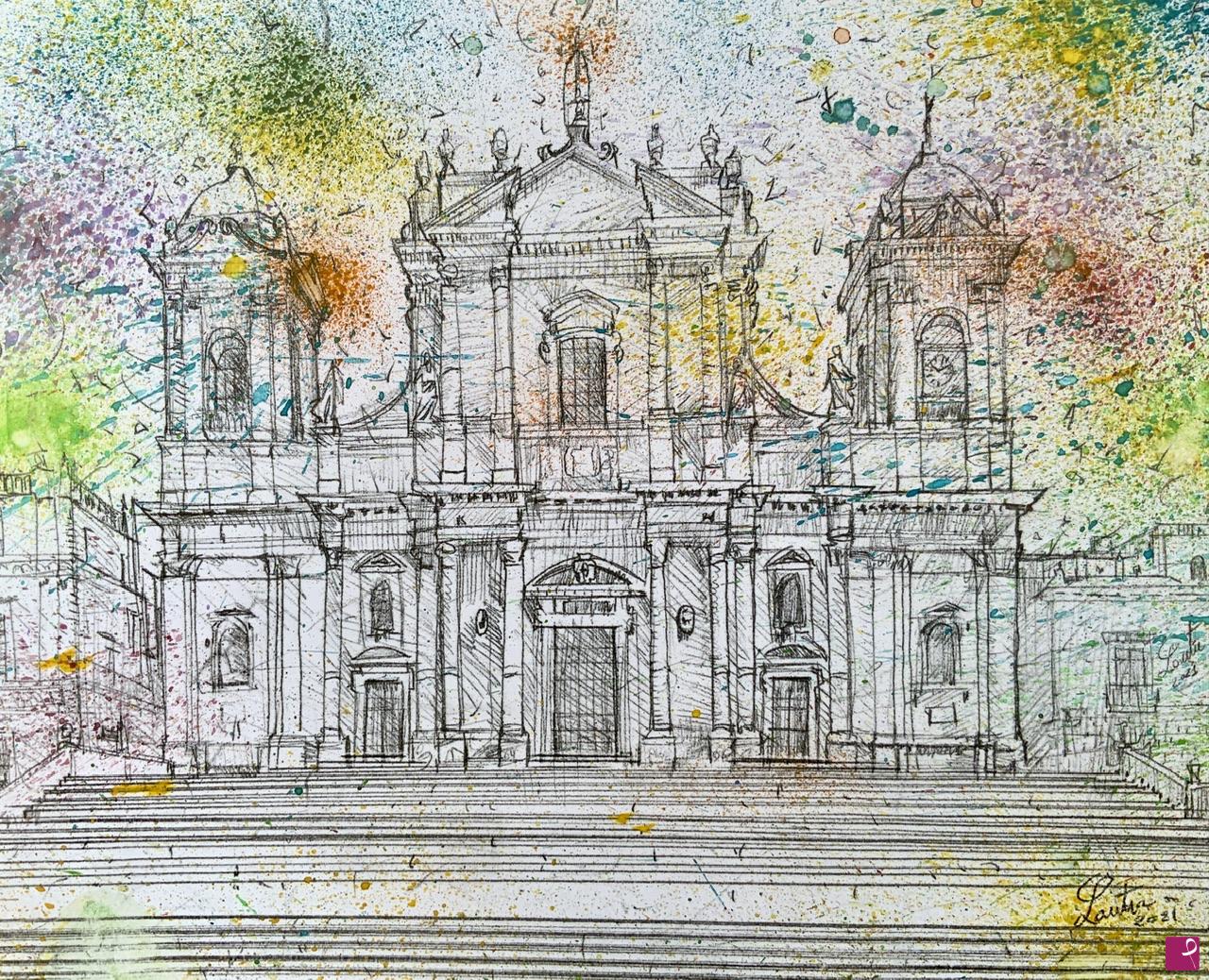 quadri in vendita online - Cattedrale di NOTO - SICILIA - ITALIA