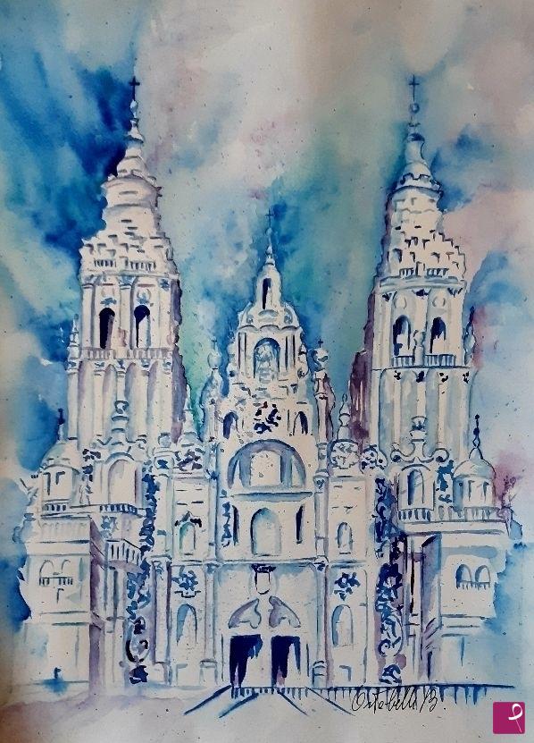 quadri in vendita online - Cattedrale di Santiago