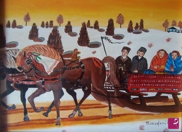 quadri in vendita online - Cavalcata russa