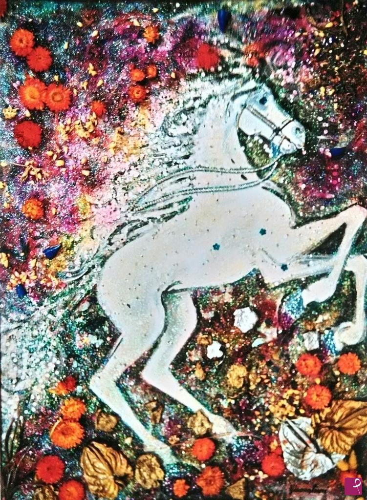 quadri in vendita online - "CAVALLO BIANCO"