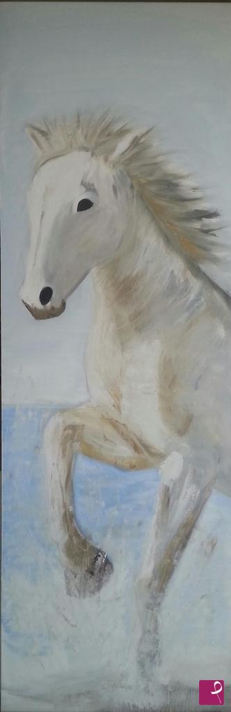 quadri in vendita online - Cavallo Bianco