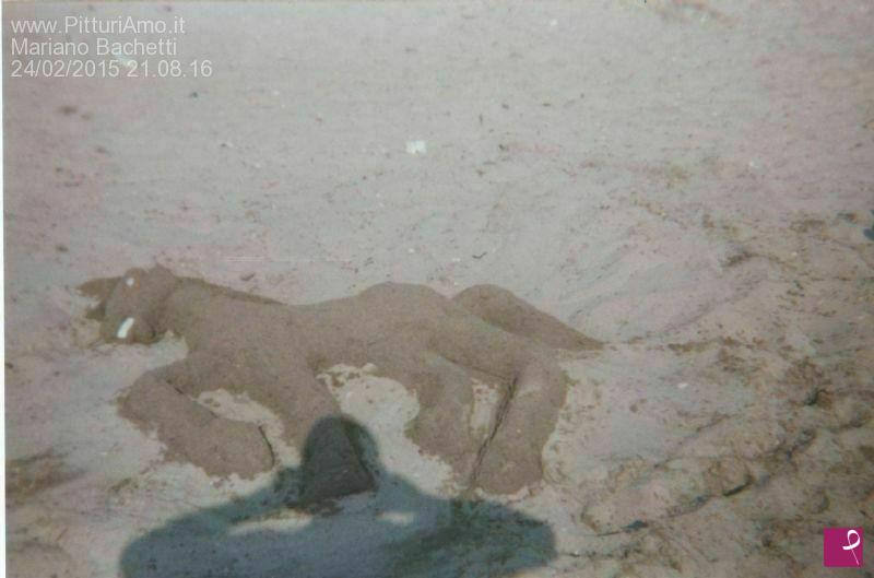 quadri in vendita online - Cavallo di Sabbia