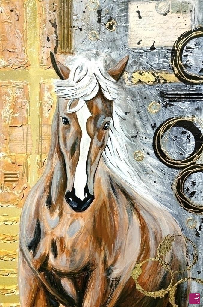 quadri in vendita online - Cavallo selvaggio
