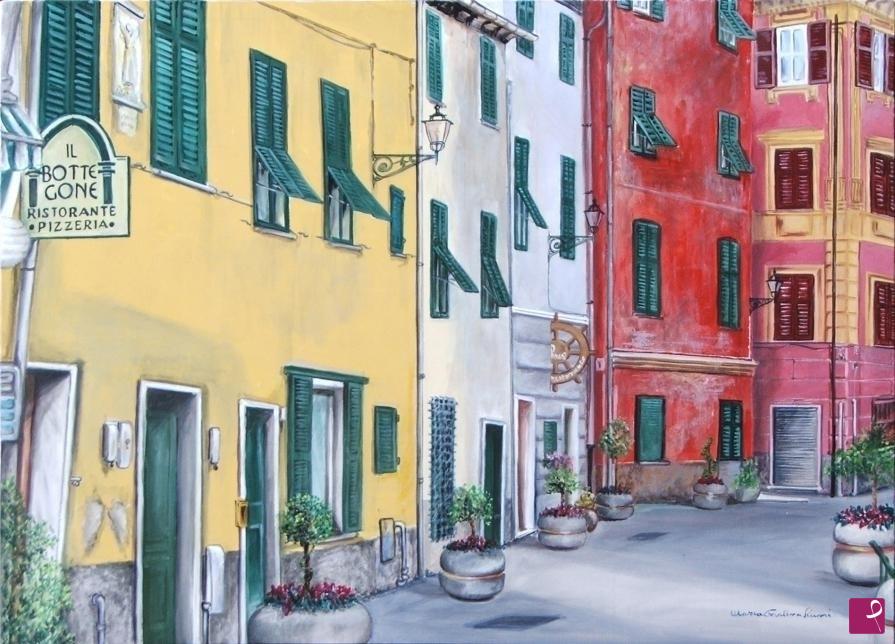 quadri in vendita online - Cavi   Borgo antico