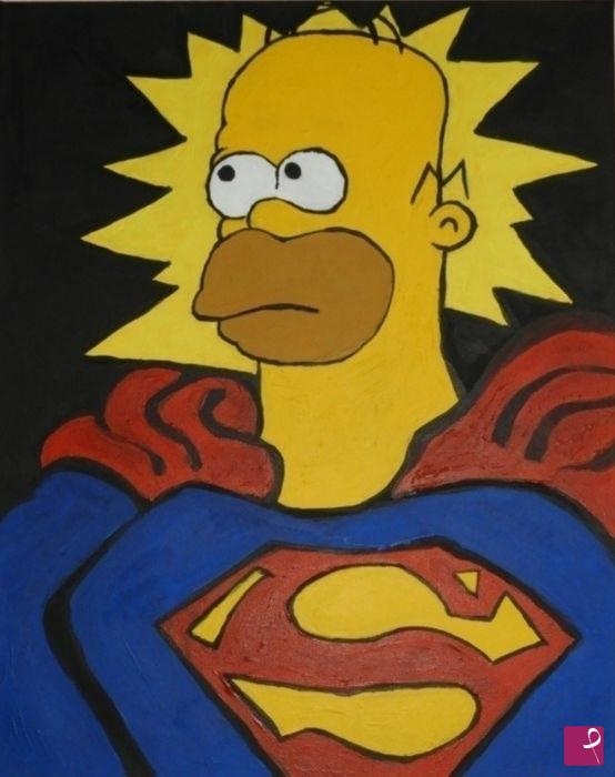 quadri in vendita online - CDB - Homer S-uperman