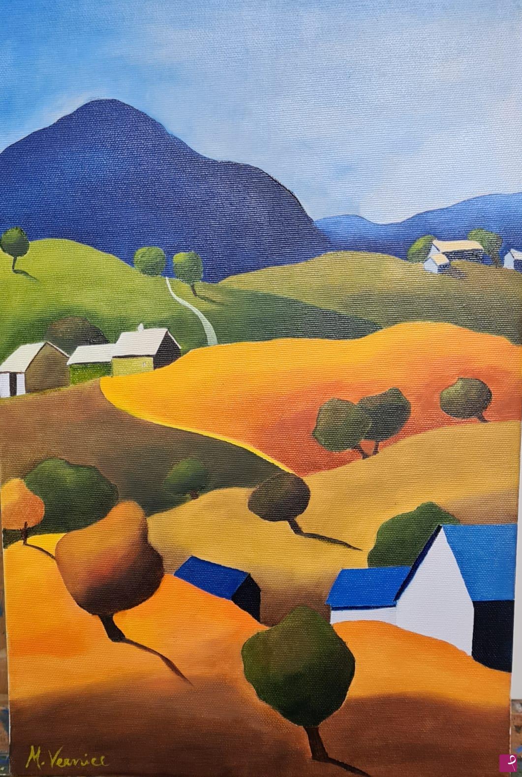 quadri in vendita online - Celebration in These Green Hills - omaggio a Anne Cady