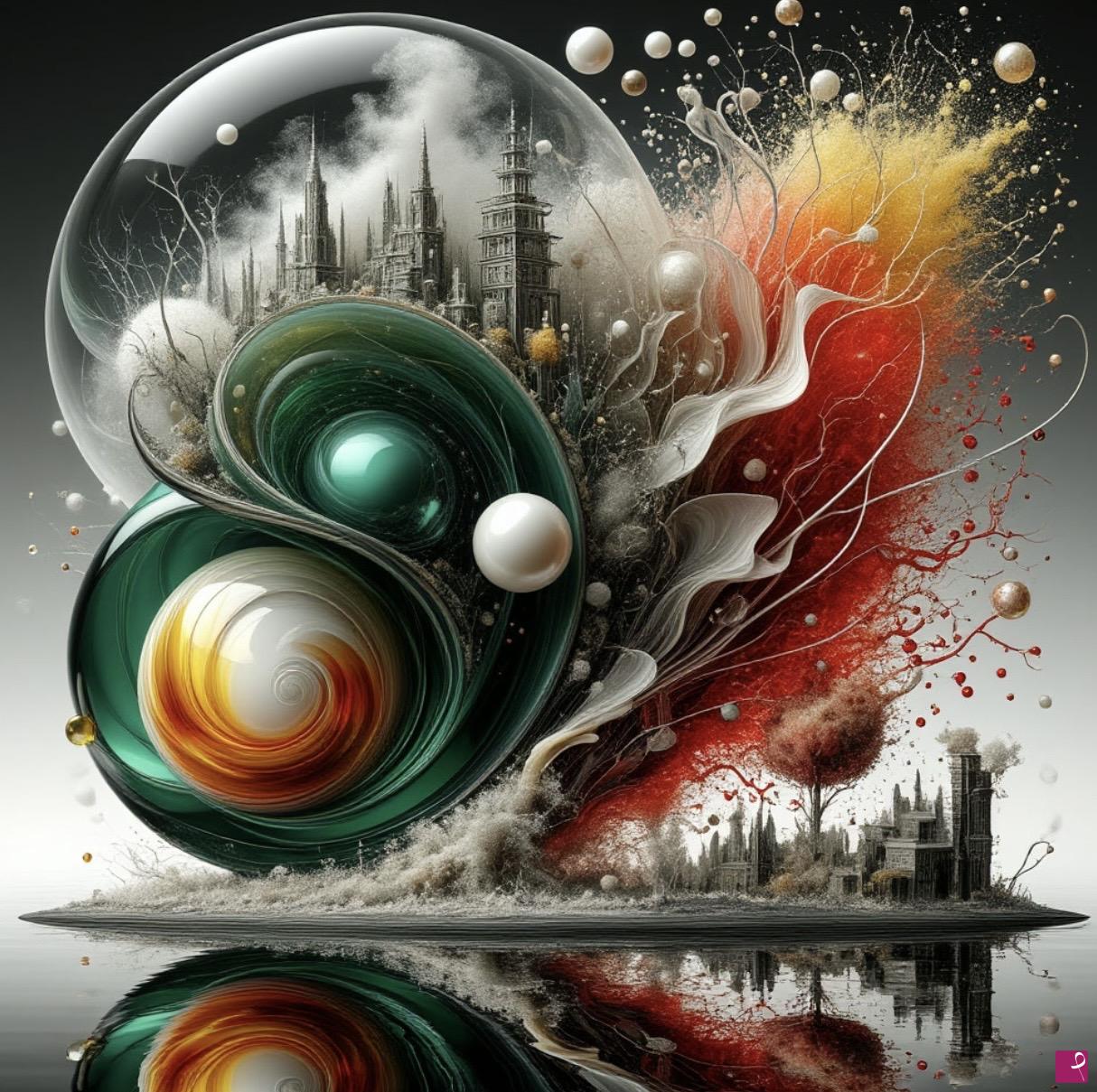quadri in vendita online - Celestial city