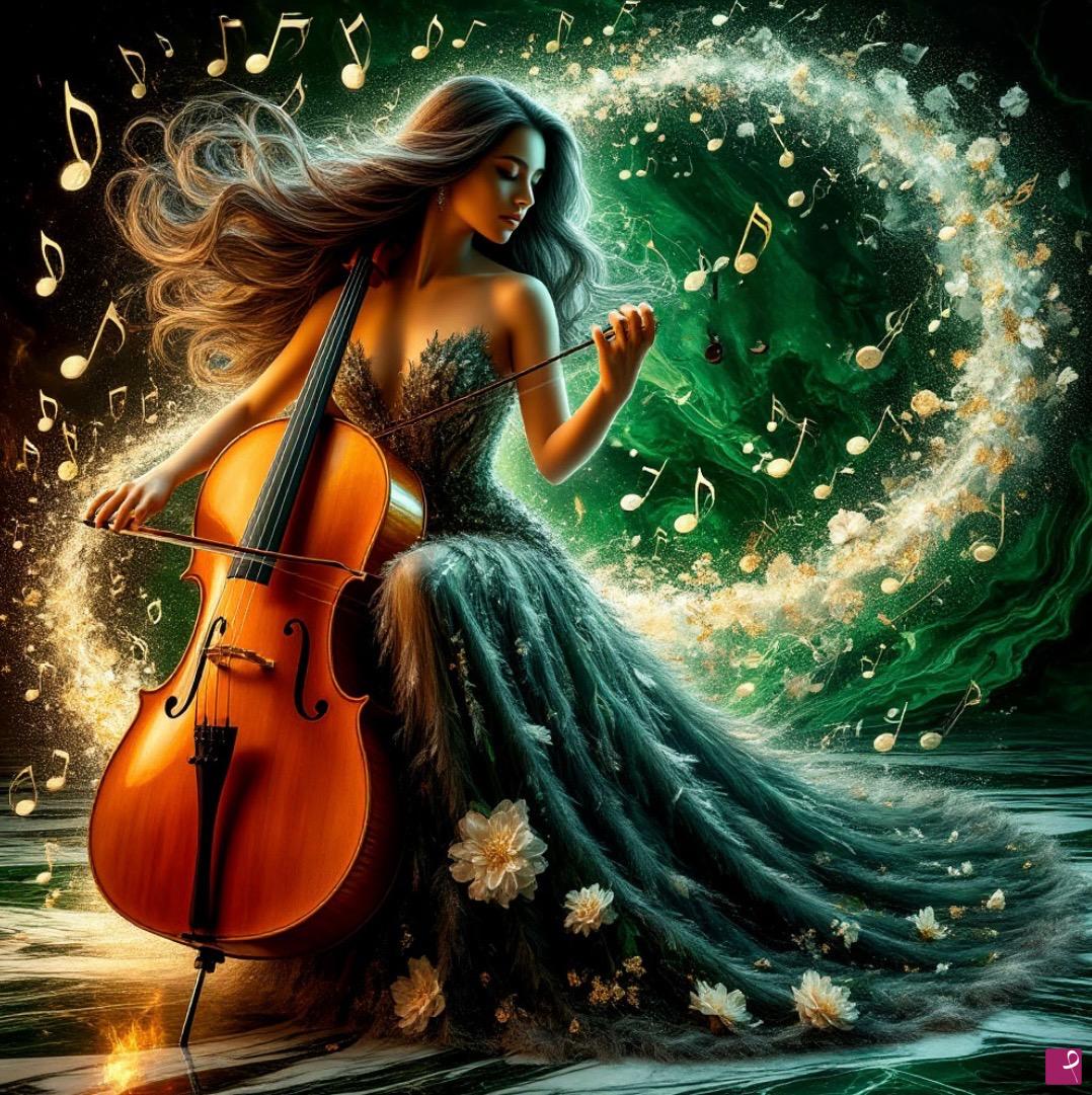 quadri in vendita online - Cellist