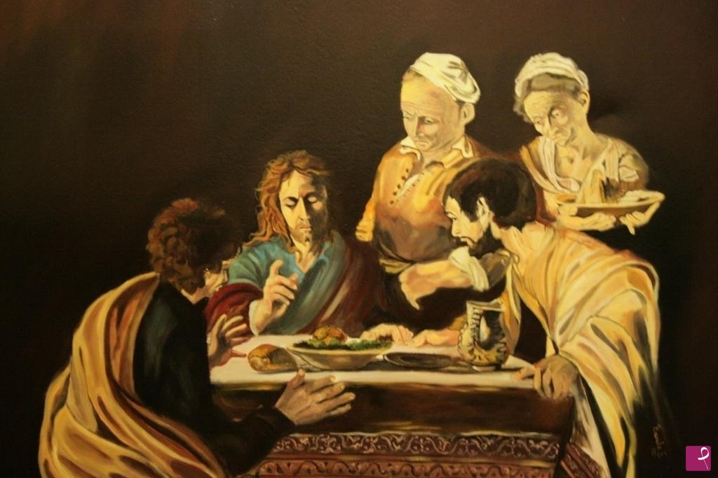 quadri in vendita online - Cena di Emmaus