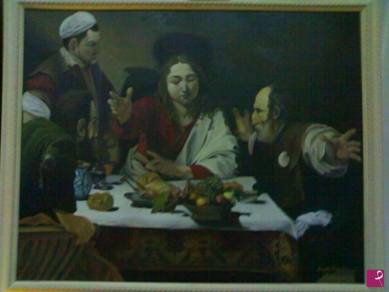 quadri in vendita online - Cena di Emmaus