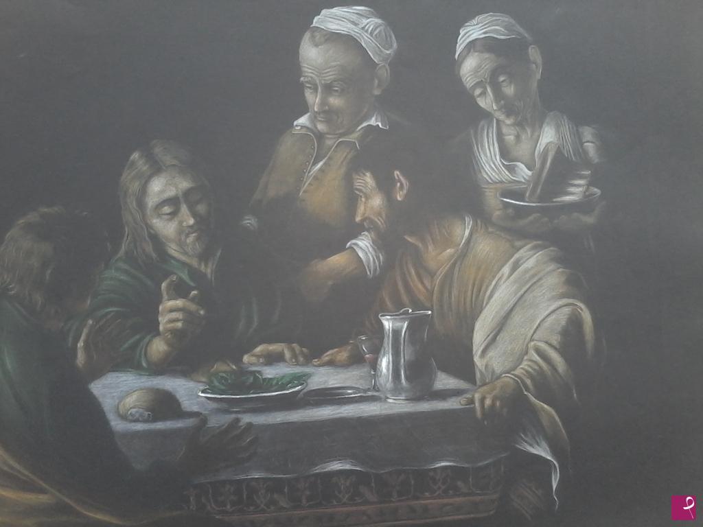 quadri in vendita online - Cena di Emmaus