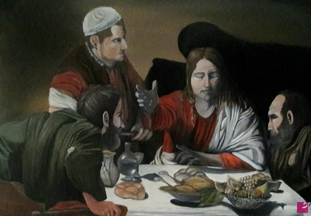 quadri in vendita online - Cena in emmaus