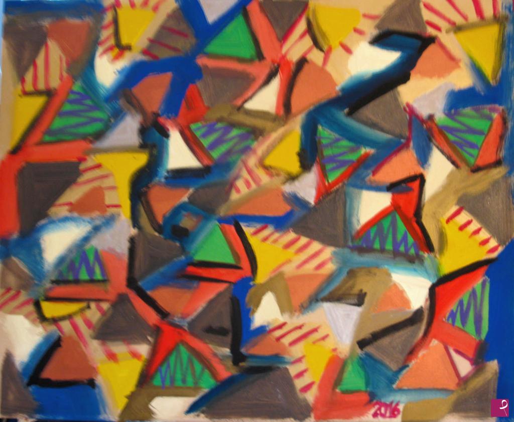 quadri in vendita online - Centaurus - pittura metallici dal ciclo Arazzi 2016