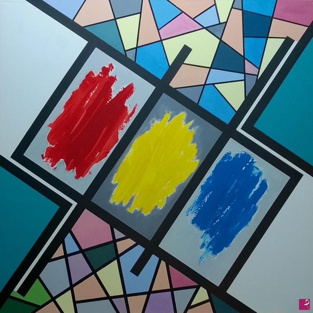quadri in vendita online - Centralità dei colori primari