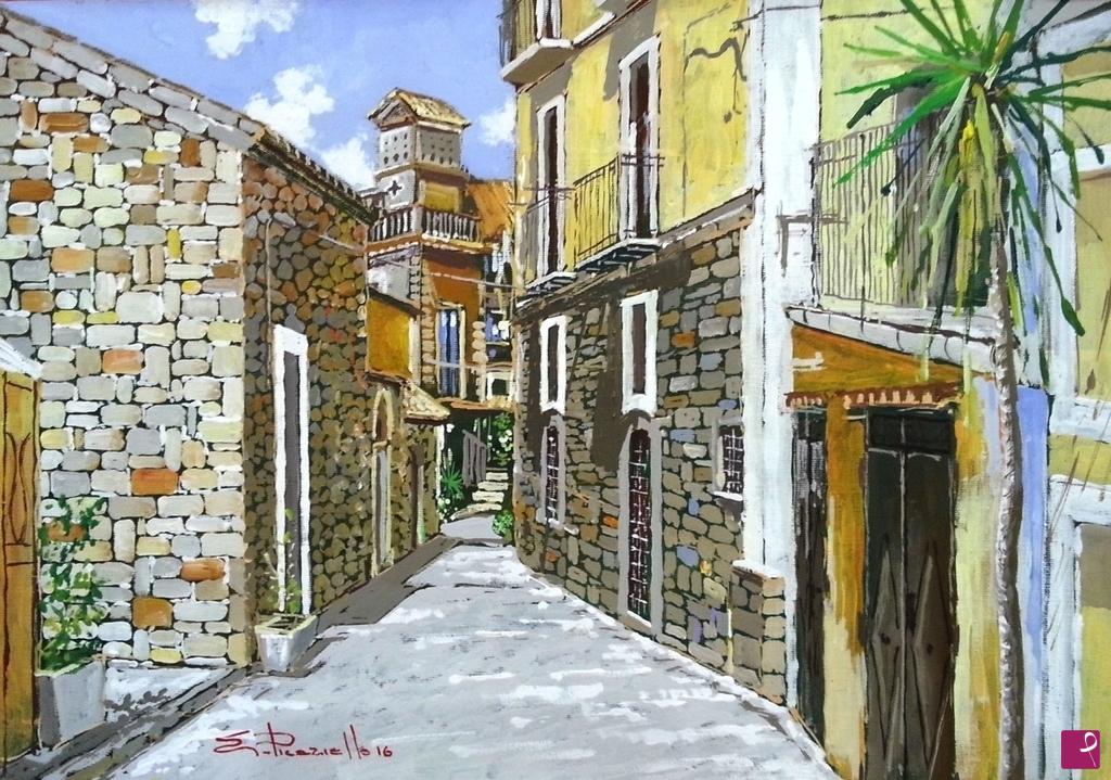 quadri in vendita online - Centro storico Agropoli Sa