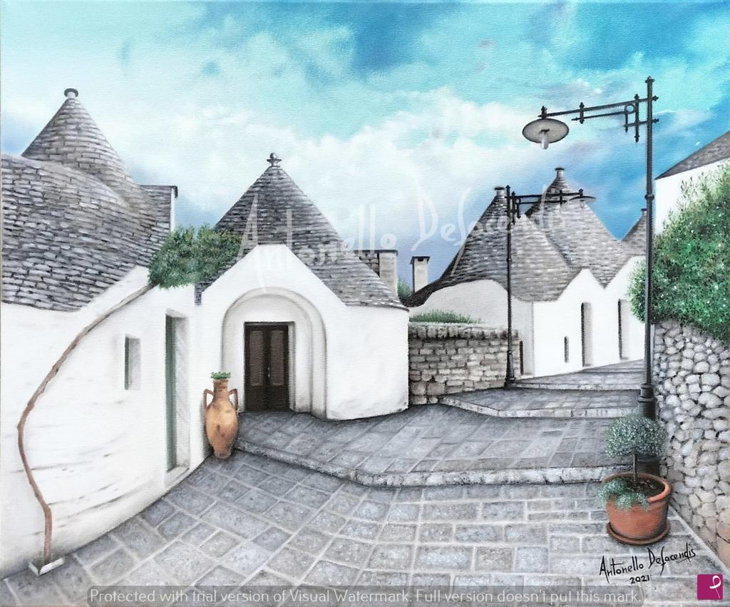 quadri in vendita online - Centro storico Alberobello - codice archivio AD-002-2021