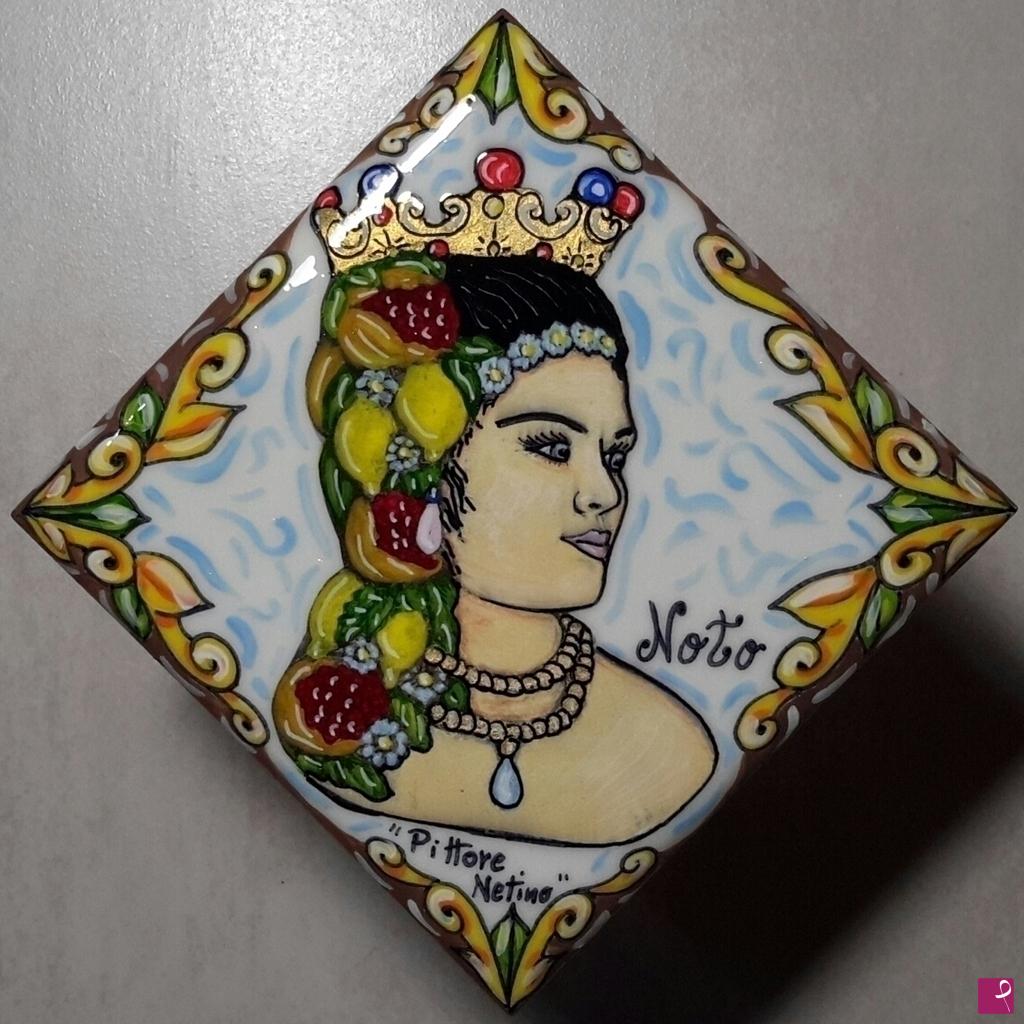 quadri in vendita online - Ceramica artistica siciliana - collezione 2021 n.° 32