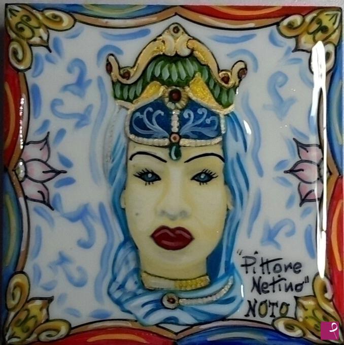 quadri in vendita online - Ceramica artistica siciliana - collezione 2021 n.° 39 