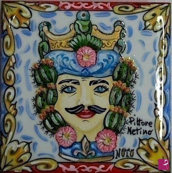quadri in vendita online - Ceramica artistica siciliana - collezione 2021 n.° 44
