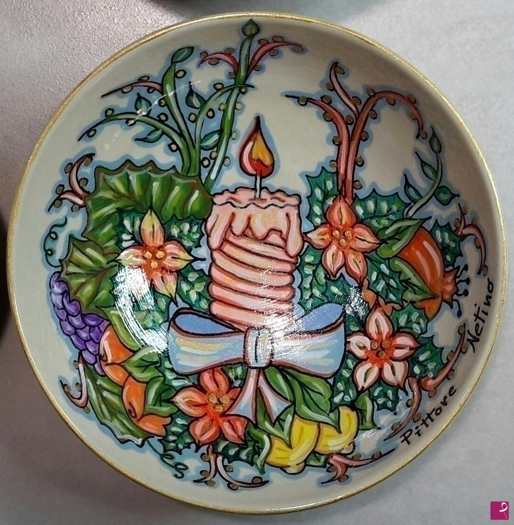 quadri in vendita online - Ceramica artistica siciliana - collezione 2021 n.°50 serie: tema natalizio