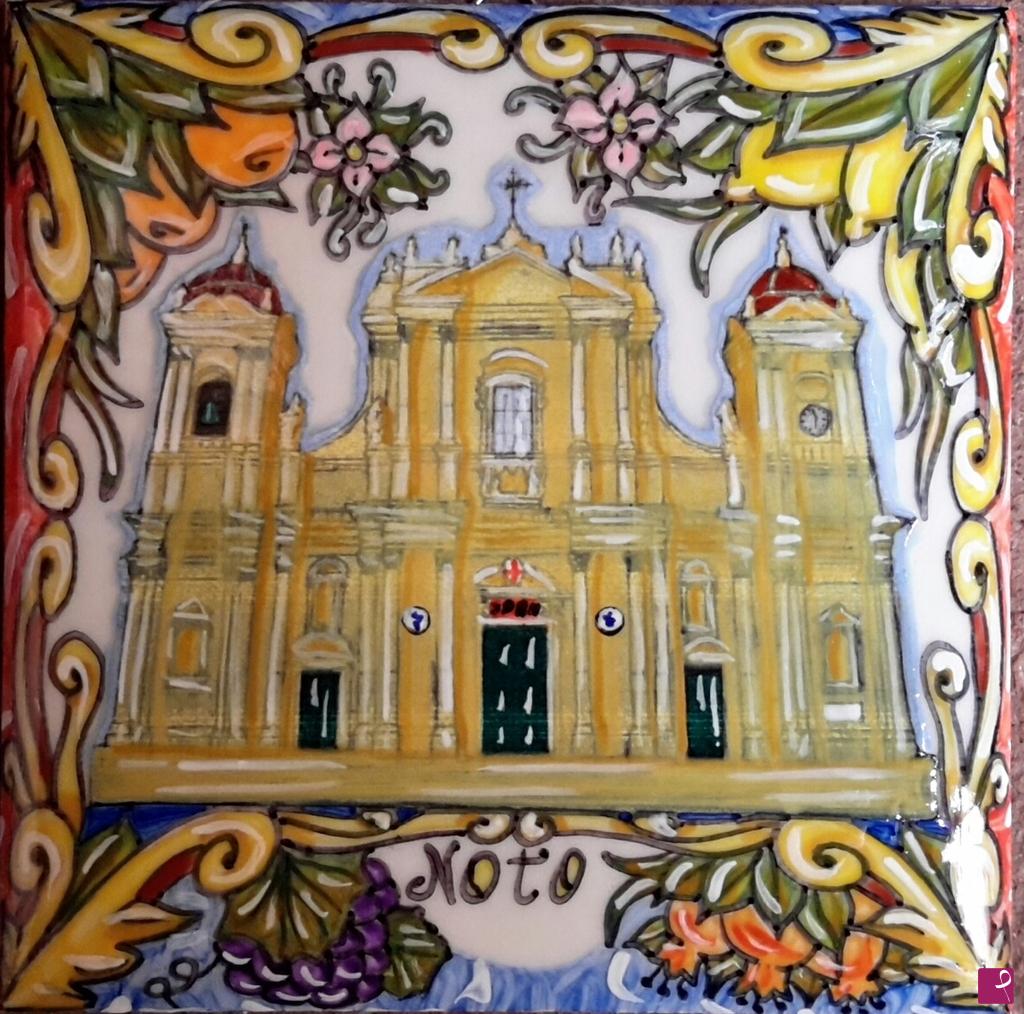 quadri in vendita online - Ceramica artistica siciliana - collezione 2022 n.° 13 