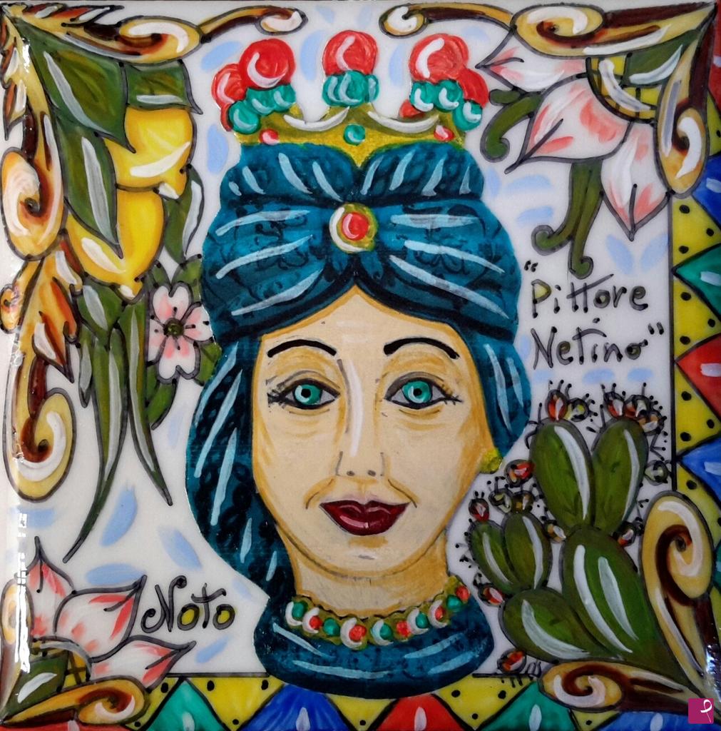 quadri in vendita online - CERAMICA ARTISTICA SICILIANA - COLLEZIONE 2022 N.° 15