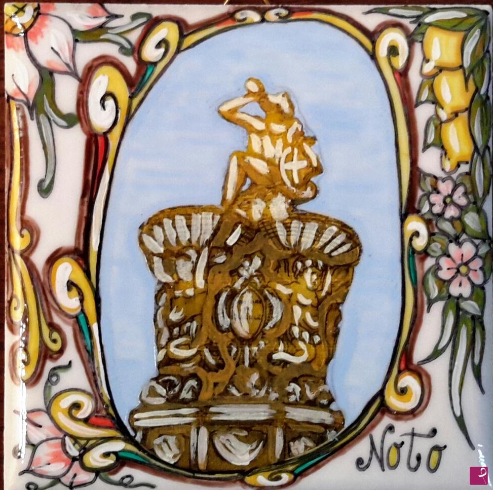 quadri in vendita online - Ceramica artistica siciliana - collezione 2022 n.° 16