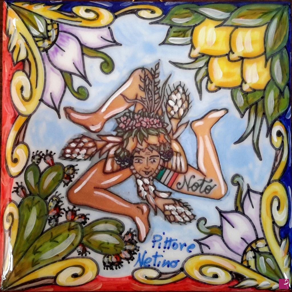 quadri in vendita online - Ceramica artistica siciliana - collezione 2022 n.° 19