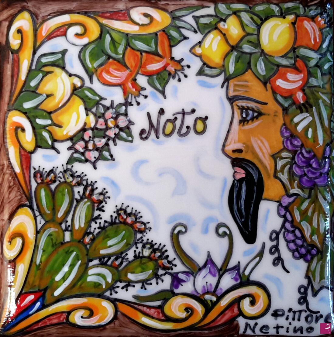 quadri in vendita online - Ceramica artistica siciliana - collezione 2022 n.° 52 