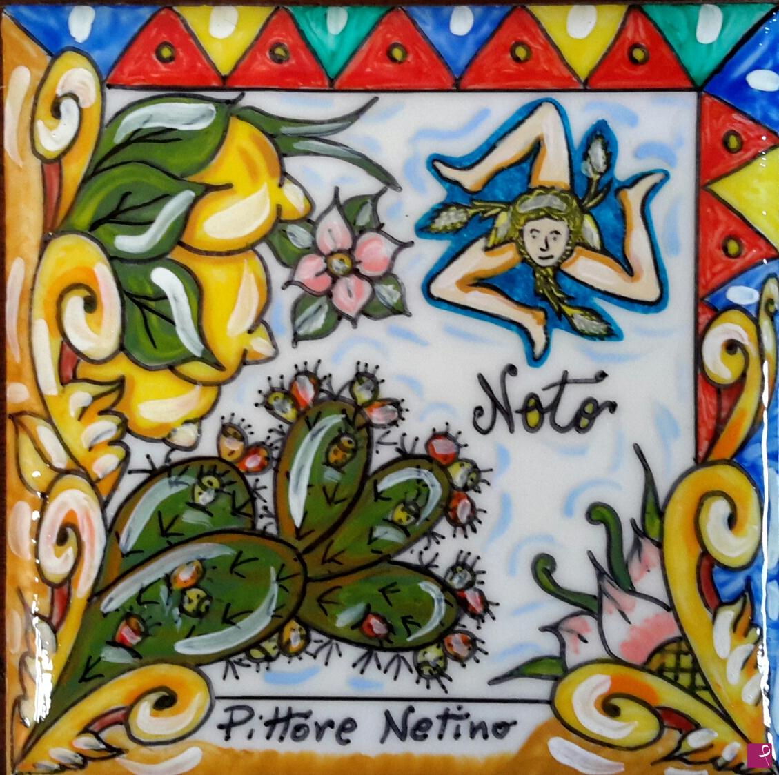 quadri in vendita online - Ceramica artistica siciliana - collezione 2022 n.° 56 