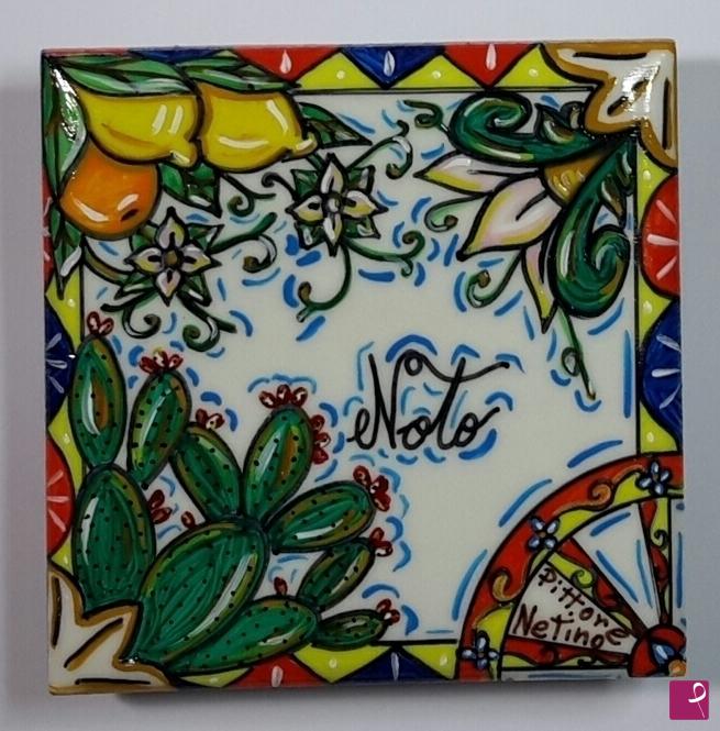 quadri in vendita online - Ceramica siciliana - collezione 2018 n.°76